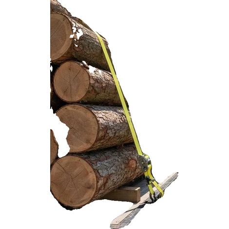 Sangle de treuil, capacité de charge de 2,7 tonnes, résistance à la rupture de 8,2 tonnes, vert armée (1/2)