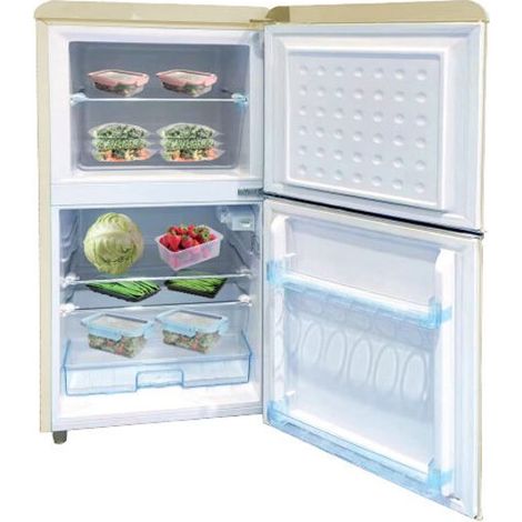 DCG Eltronic MF110CCDP réfrigérateur-congélateur Pose libre 110 L Crème (1/2)