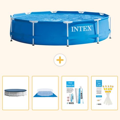 Intex Piscine Tubulaire Ronde - 305x76 cm - 5-pièces  S22451