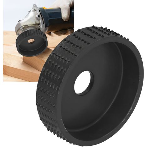 75-mm-Schleifscheibe für Winkelschleifer, Holzschnitzscheibe, Schleifscheibe, Winkelschleiferzubehör, schwarz (1/5)