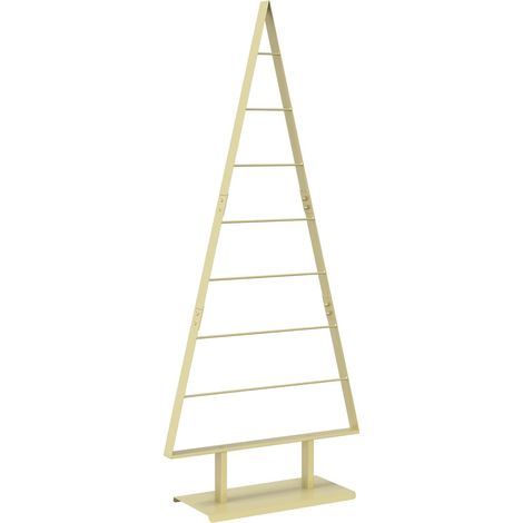 vidaXL Metal Christmas Tree with Triangle Stand KUOPIO 150 cm Steel
