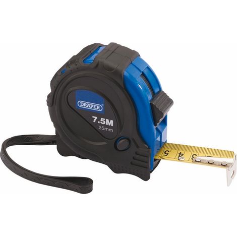 Draper 7.5M (25ft) Soft Grip Tape Measure with 25mm Width (Model 83494) (1/2)