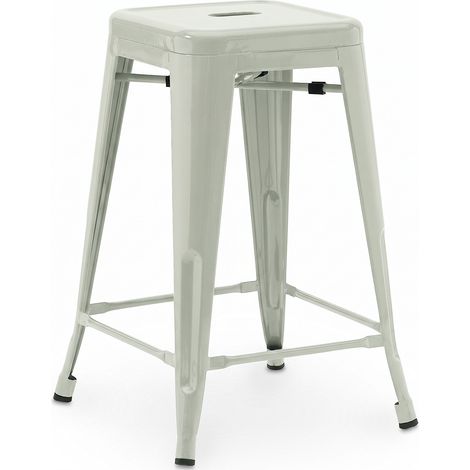 Bar Stool - Industrial Design - 60cm - New Edition - Stylix Pale green