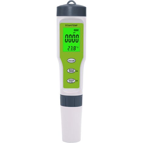 Testeur pH/TDS Portable 9902 avec Rétroéclairage - Analyseur de Qualité de l'Eau Multifonction pour Aquarium et Eau Pure, Mesure Précise de l'Acidité et de l'Alcalinité-lsw