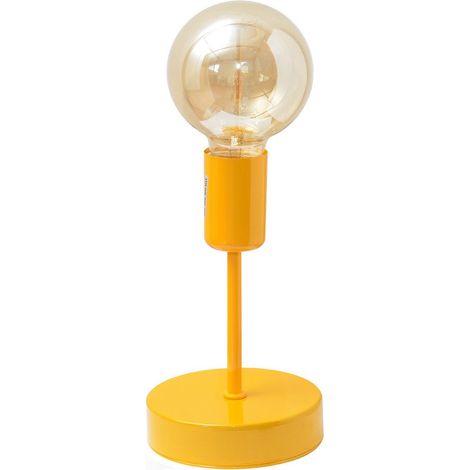 Helam TUBE Lampe à Poser Orange 12cm