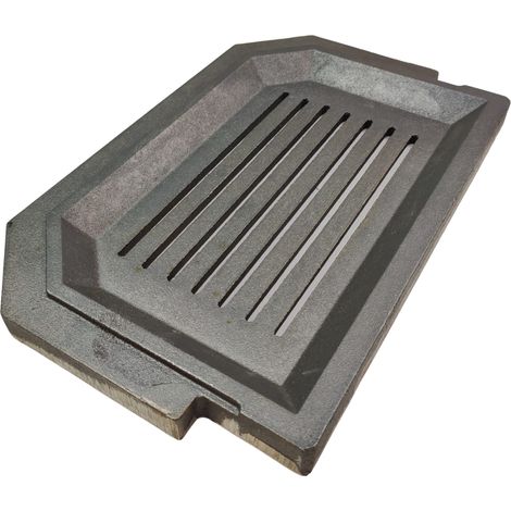 Grille à cendres pour poêles à cheminée Prag de Fireplace - fonte - dimensions d'encastrement parfaitement adaptées (1/3)