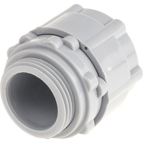 Raccord de gaine RS PRO M25, taille 25mm en Nylon 66, IP55 ( Prix pour Paquet de 5 )