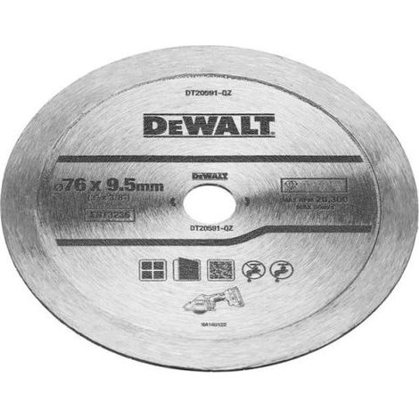 DEWALT Fliesen-Diamanttrennscheibe 76mm DT20591-QZ