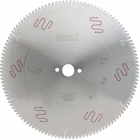Lame de scie circulaire denture trapèze plate négative pour métaux non ferreux / PVC /aluminium LU5D1600