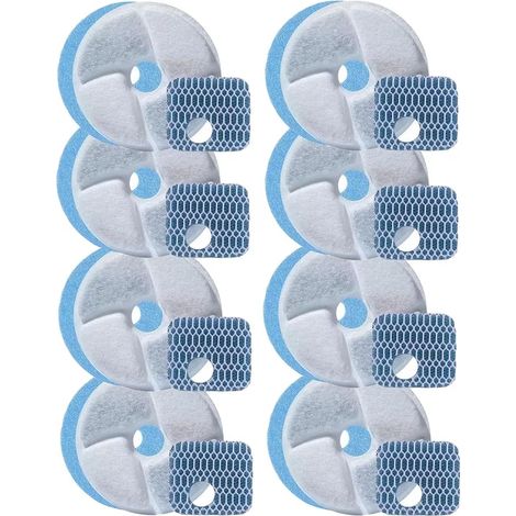 Katzenbrunnen-Filterset, 4,13 Zoll, hocheffiziente Filtration