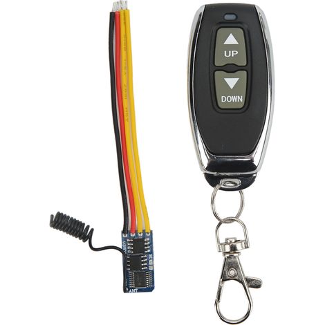 Interrupteur radio commande moteur micro 433.92MHz sensible sans fil DC3-12V pour bandeau LED, récepteur inclus (1/5)