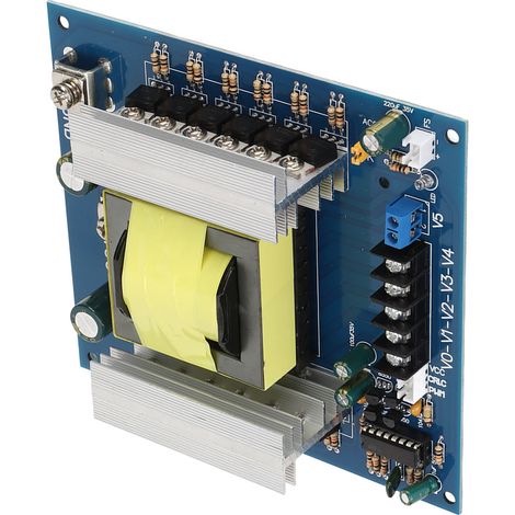 Module convertisseur élévateur de puissance haute fréquence professionnel 1000 W pour camping-car et activités de plein air (DC 12 V). (1/5)