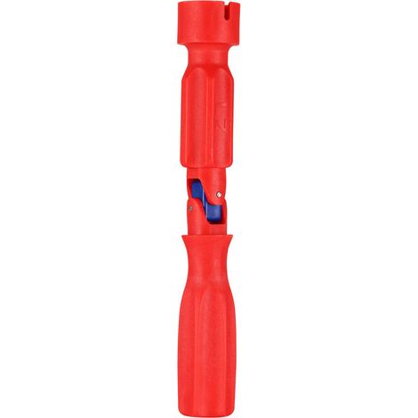 Llave para instalación y extracción de asientos de inodoro, herramienta para fijar tornillos de asientos de inodoro, color rojo, paquete de 2 (1/4)