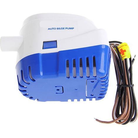 S-giant Pompe de cale submersible automatique pour bateau, caravane, camping, petite piscine et fontaine 12 V 4 165 l/h (1/3)