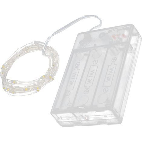 Guirlande lumineuse à pinces photo, lampe décorative avec 200 LED et 60 pinces transparentes (1/5)