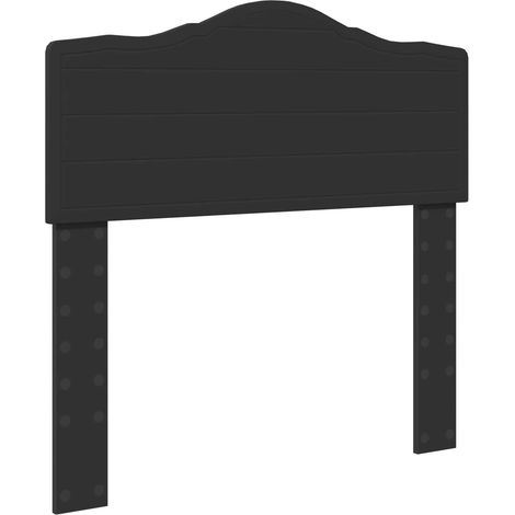 Cabecero Roble Negro Madera contrachapada vidaXL