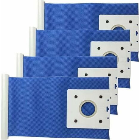 4 pièces sacs aspirateur compatibles avec modèles Samsung VC-6025V, SC4180, SC4141, SC61B3, VC-6013, SC5491 – sacs collecteurs haute capacité en tissu non-tissé avec filtration fine (1/5)