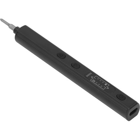 Mini tournevis électrique et 30 embouts hexagonaux de 4 mm, 200 tr/min, rechargeable, avec mode automatique fixe. (1/5)