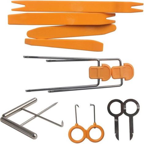 Kit Outils Pièces Démontage Habitacle et Auto Radio 12pcs (1/3)