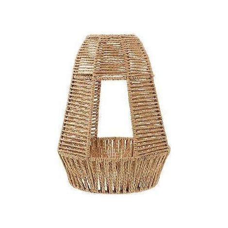 Abat-jour tissé de style japonais pour lampe de restaurant ou plafonnier.
