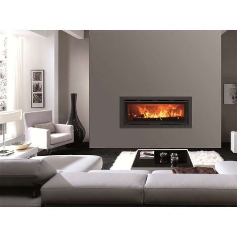 inserto a legna ventilato canalizzabile  panadero "c-101-s" 9 kw