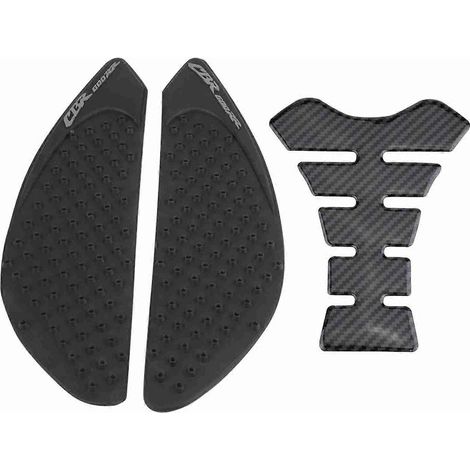 Protection latérale de réservoir d'essence pour moto HONDA CBR600RR 07-12 avec autocollant en arête de poisson (1/4)