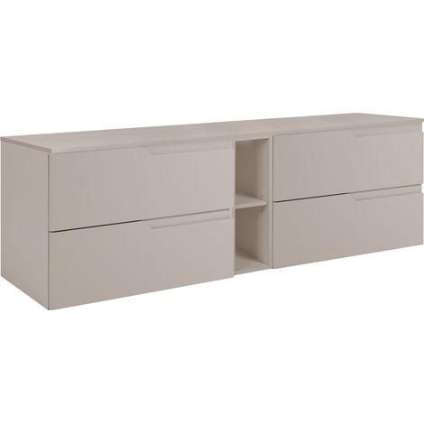 Waschtischunterschrank - 140 cm - Kashmir Farbe - Modernes Design - 4 geräumige Schubladen (1/5)