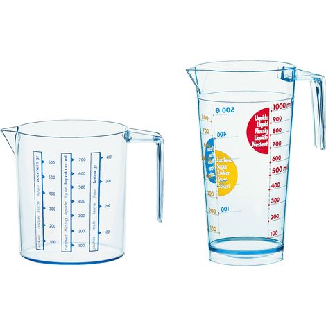 Caraffa Graduata Ø Cm 10 x 12 H L 0 75 Mod. Piccola