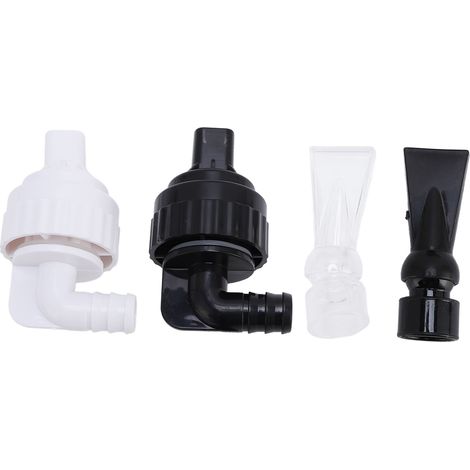 Buse à bec de canard rotative à 360° pour pompe d'aquarium, utilisation efficace, amortisseur de sortie d'eau (1/5)
