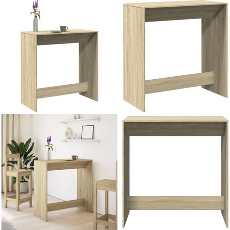 vidaXL Bartisch Sonoma-Eiche 102x50x103,5 cm Holzwerkstoff (1/5)
