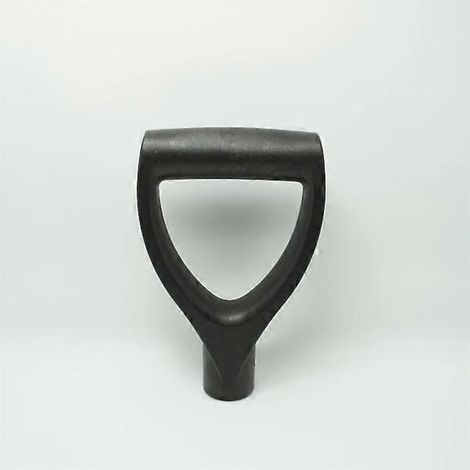 Pelle à neige en plastique avec poignée en D, accessoire de jardin noir, lot de 2 (1/5)