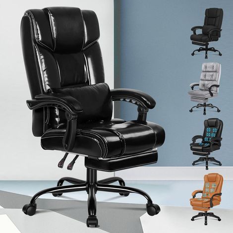 ALFORDSON Bürostuhl ergonomisch Hochlehner 150° Liegeposition Netzgewebe Rollen (1/5)