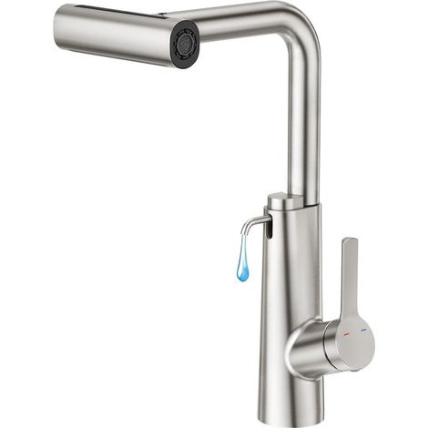 Robinet de cuisine encastrable avec distributeur de savon intégré (1/5)