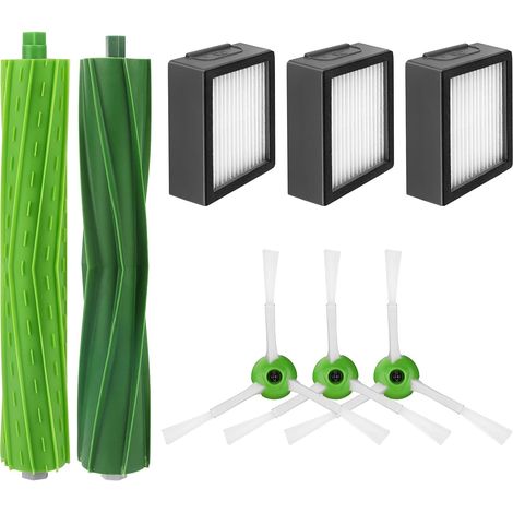 Kit Accessoires de Remplacement pour Robot Aspirateur - Filtres HEPA ×3 - Brosses Latérales ×3 - Rouleaux ×2 (1/5)