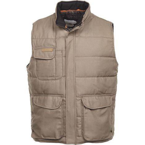 Gilet multipoches anti-froid HERITAGE noisette TL - TSD BOSSEUR - 11080-032