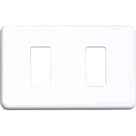 COPRINTERRUTTORE PLASTICA 2P BIANCO Q.TA 2