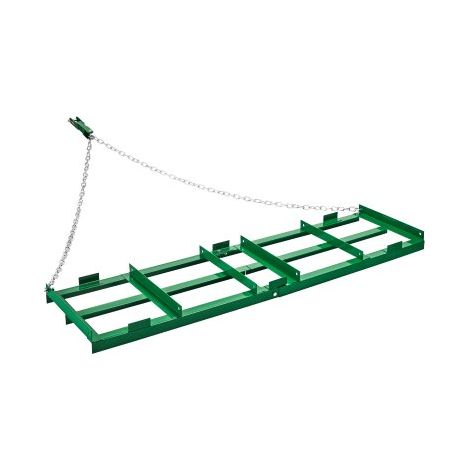 Rastrillo de Arrastre 183 cm con Cadena de 183 mm Rastrillo para Nivelación de Caminos de Acceso para Vehículos Todo Terreno, UTV, Tractores, Cortacéspedes, Herramienta de Nivelación de Césped