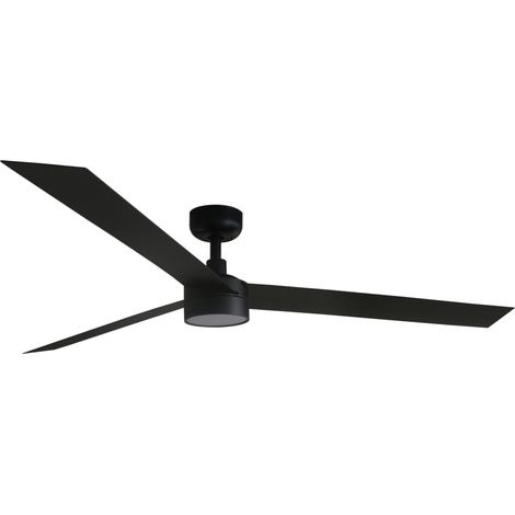DC Ceiling Fan Cruiser XL Black with LED & Remote (1/2)