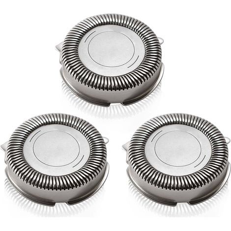 SH30/SH50 Shaving Head 3 Rotating Shaving Heads Compatible with Philips Series 5000/3000/2000/1000/S300/S500/S5000/XZ580, 360° System, Premium Materials (1/5)