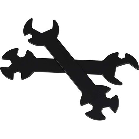 Confezione da 2 chiavi per stampante 3D 5 in 1: strumento multifunzione di sostituzione e installazione, compatibile con i modelli Creality CR10, Ender 3 PRO, MK8, MK10 e V6 (blocco riscaldante dell'u