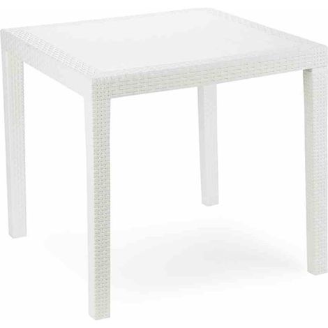 IPAE - PROGARDEN - Tavolo King 80x80 Bianco KIN032BI