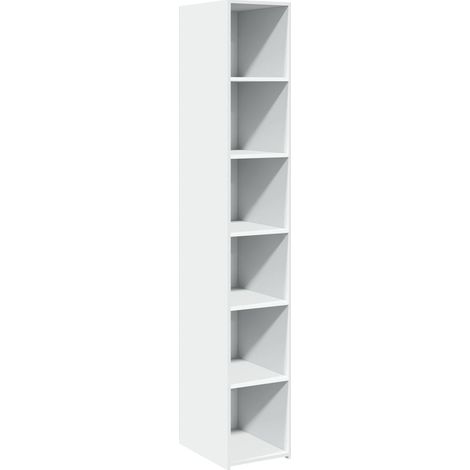 Credenza buffet cassettiera mobile contenitore organizer cucina soggiorno soggiorno alto 30 x 41 x 185 cm derivati del legno bianco 020032253