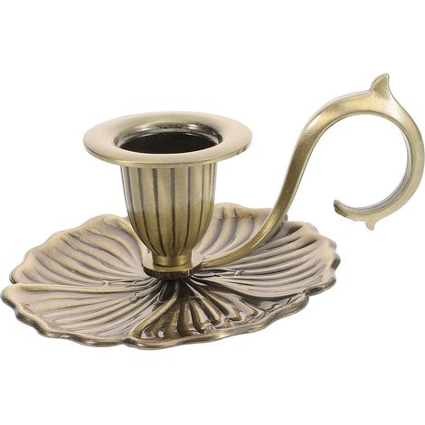 Métal Créatif Style Vintage Support Bougie Pilier Décoratif (1/5)