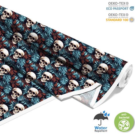 TESSUTI DECORATIVI PER ESTERNI OXFORD - Motivo Teschio I DX4831 (1/5)
