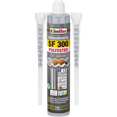 IsolBau Ancorante Chimico SF 300 Verbundmörtel 1 x 300 ml 2 x Miscelatore (1/5)