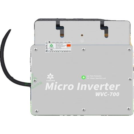 Micro-onduleur solaire, technologie MPPT, design étanche, Argent, 230VAC(180-260V), 22-50VDC-a (1/2)