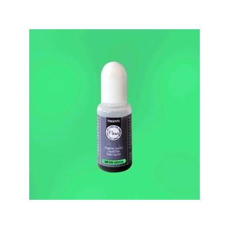 Tingente Liquido per Resine Fleur Colorante 10 Ml - Colore: Neon Green