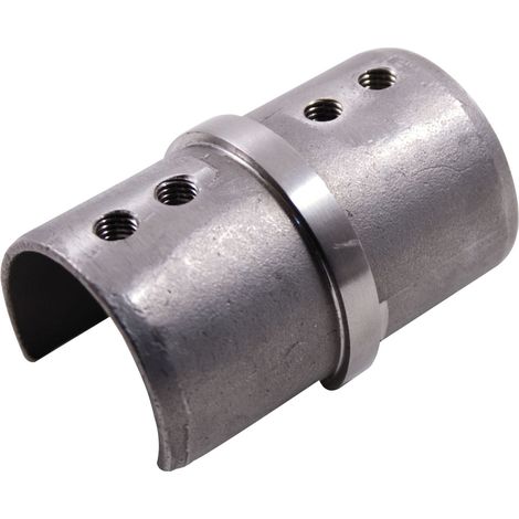 IAM DESIGN Verbinder für Rundrohr ø 42,4 x 1,5 mm, Edelstahl geschliffen V2A