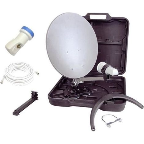Xoro MCA 38 Single Antenne antenne parabolique satellite LNB simple extérieur, mural