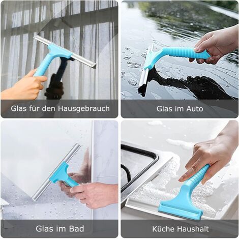 Raclette de douche, raclette de fenêtre, raclette de nettoyage de remplacement en silicone pour fenêtre de salle de bain, 2 (1/3)
